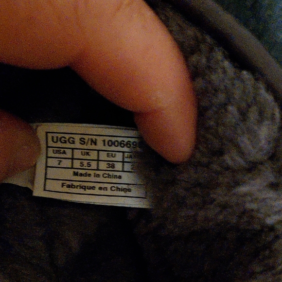 UGG Women's Tan Suede Boots with Crystal Bow Details - Picture 3 of 5